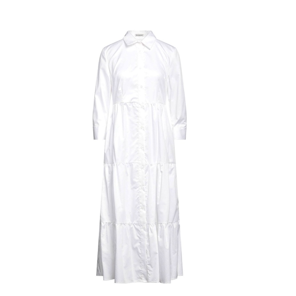Camicettasnob White Midi Dress US 4